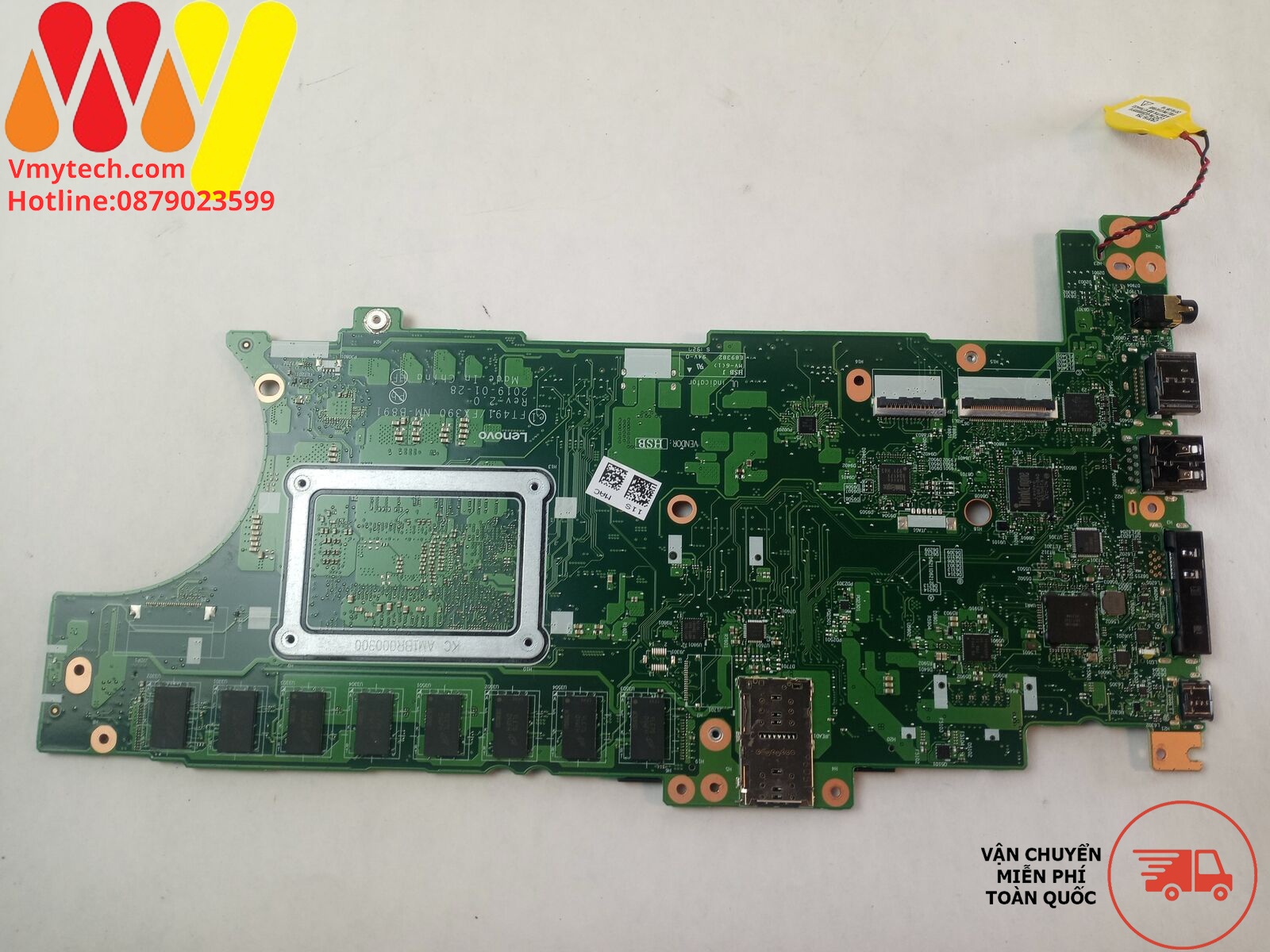 MAIN thay thế dùng cho Laptop LENOVO T490, T490s, T590, P531 I7-8565U mã : nm-b901