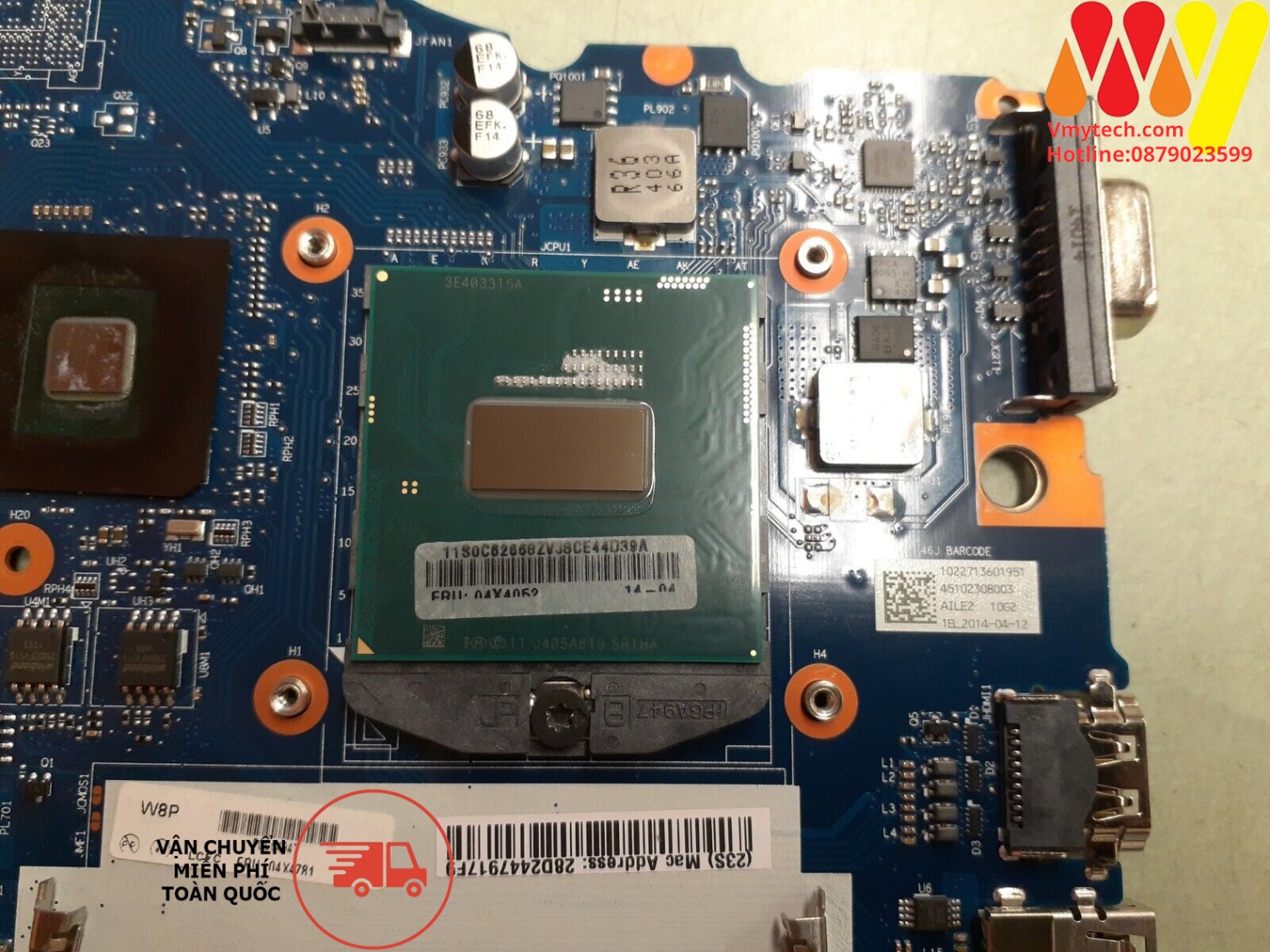 Main thay thế dùng cho Laptop Lenovo ThinkPad E540 mã : NM-A161