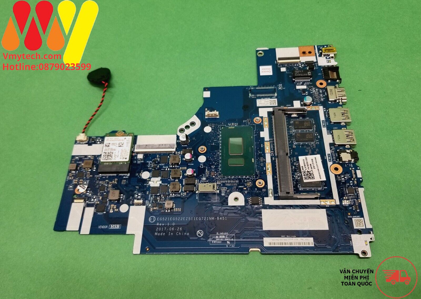 Main thay thế dùng cho Lenovo IdeaPad 320-15IKB Intel i5-8250U mã : nm-b301