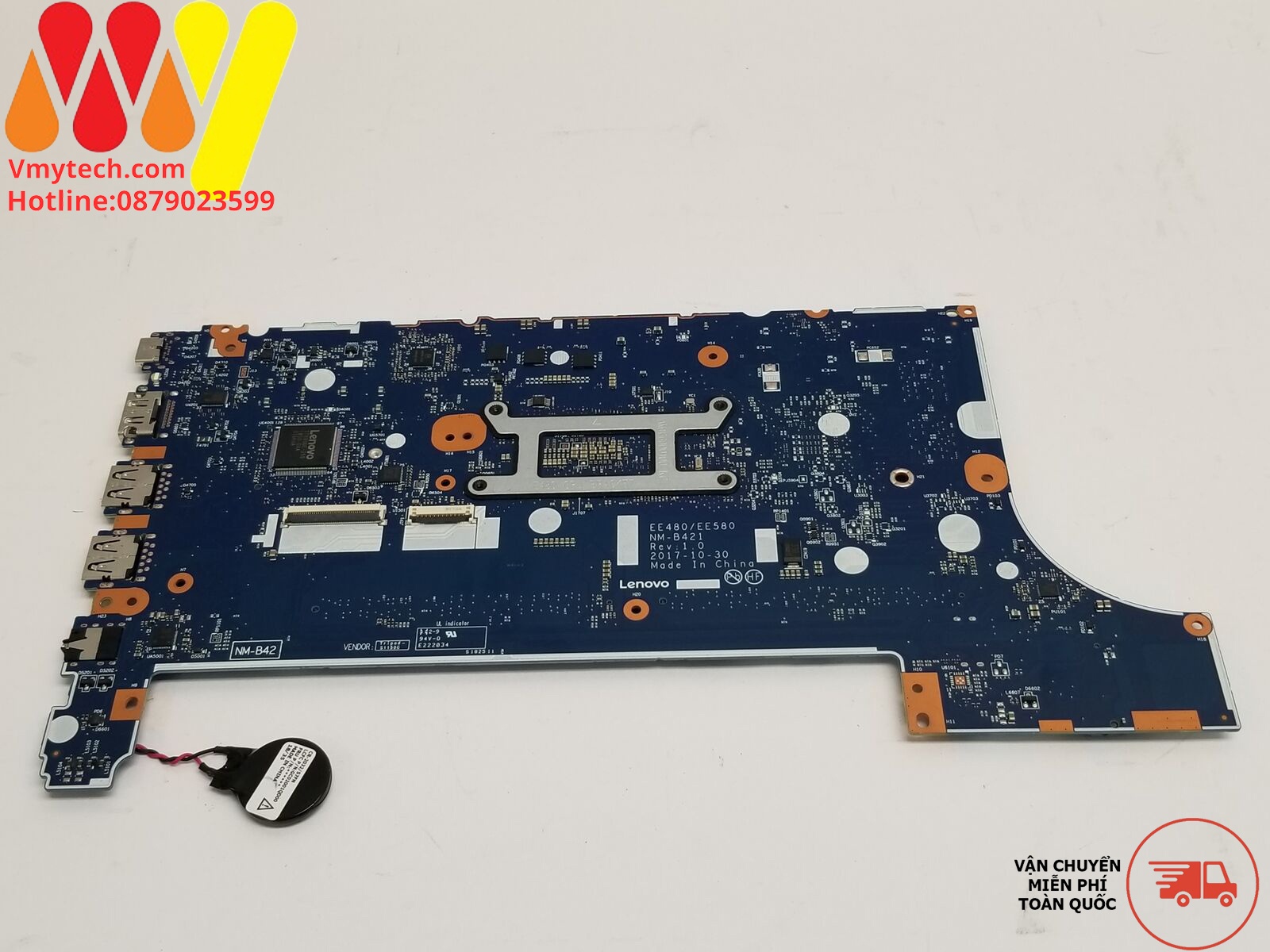 Main thay thế dùng cho Laptop Lenovo ThinkPad E580 Core i5-8250U mã : nm-b421, 01LW914