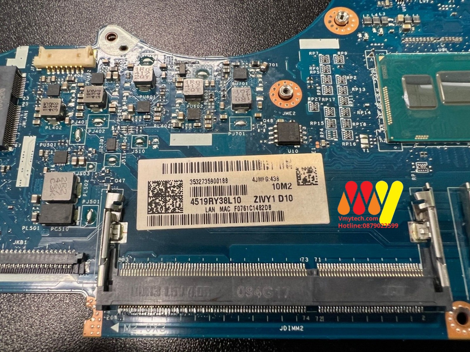 MAIN thay thế dùng cho Laptop LENOVO Y40-70 I7-4510U mã : la-b131p