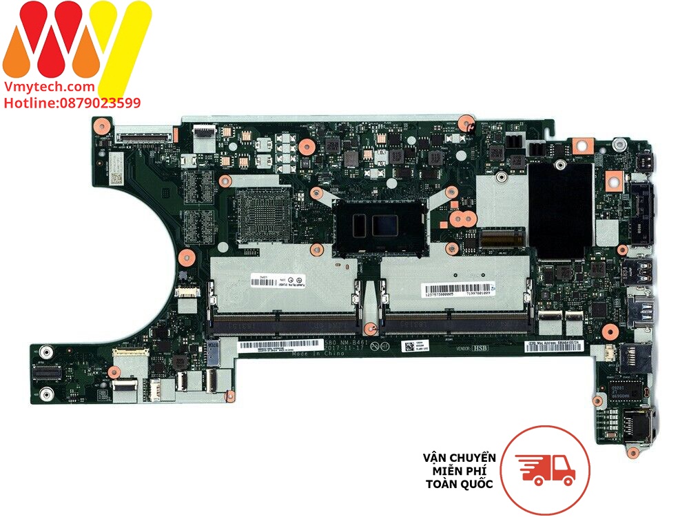 Main Thay thế dùng cho Lenovo ThinkPad L480, L580 i5-7300U Mã : NM-B461, 01LW351, 01LW269