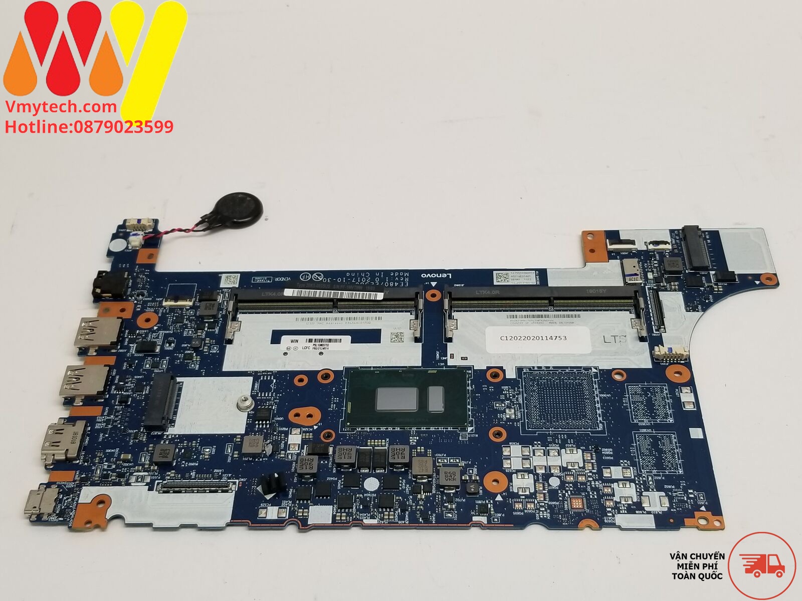 Main thay thế dùng cho Laptop Lenovo ThinkPad E580 Core i5-8250U mã : nm-b421, 01LW914