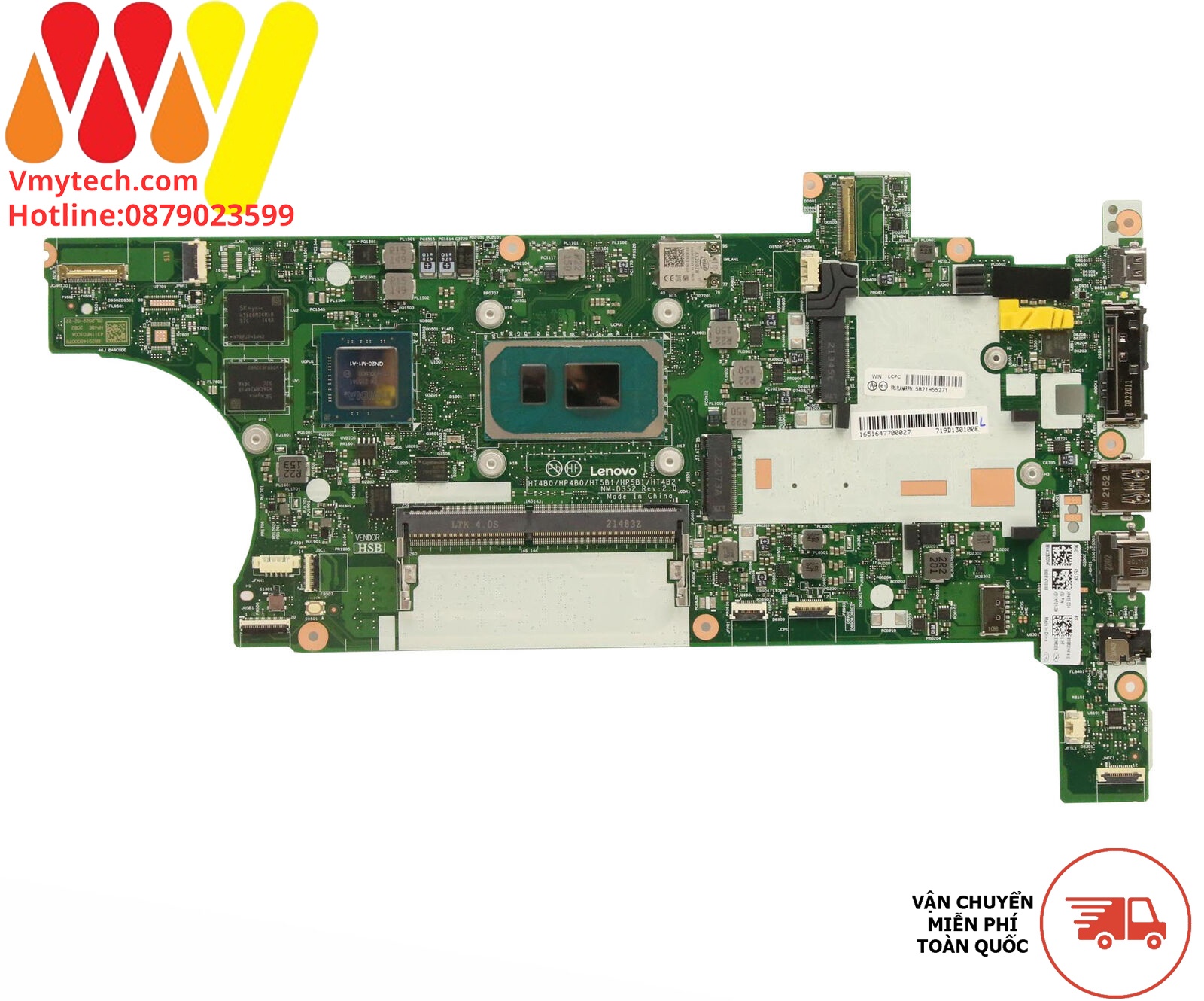 MAIN thay thế dùng cho Laptop LENOVO THINKPAD P14S P15S I7-8665U mã : 5B21H55271