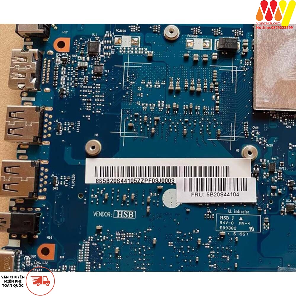 Main thay thế dùng cho Laptop Lenovo L340-15IRH CPU i5-9300H mã NM-C362, 5B20S44104