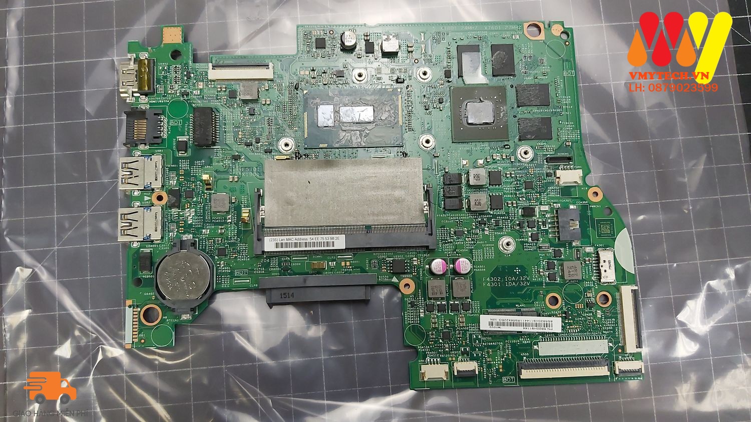 Main thay thế dùng cho Laptop LENOVO YOGA 500 -14ISK mã : 5B20H91144