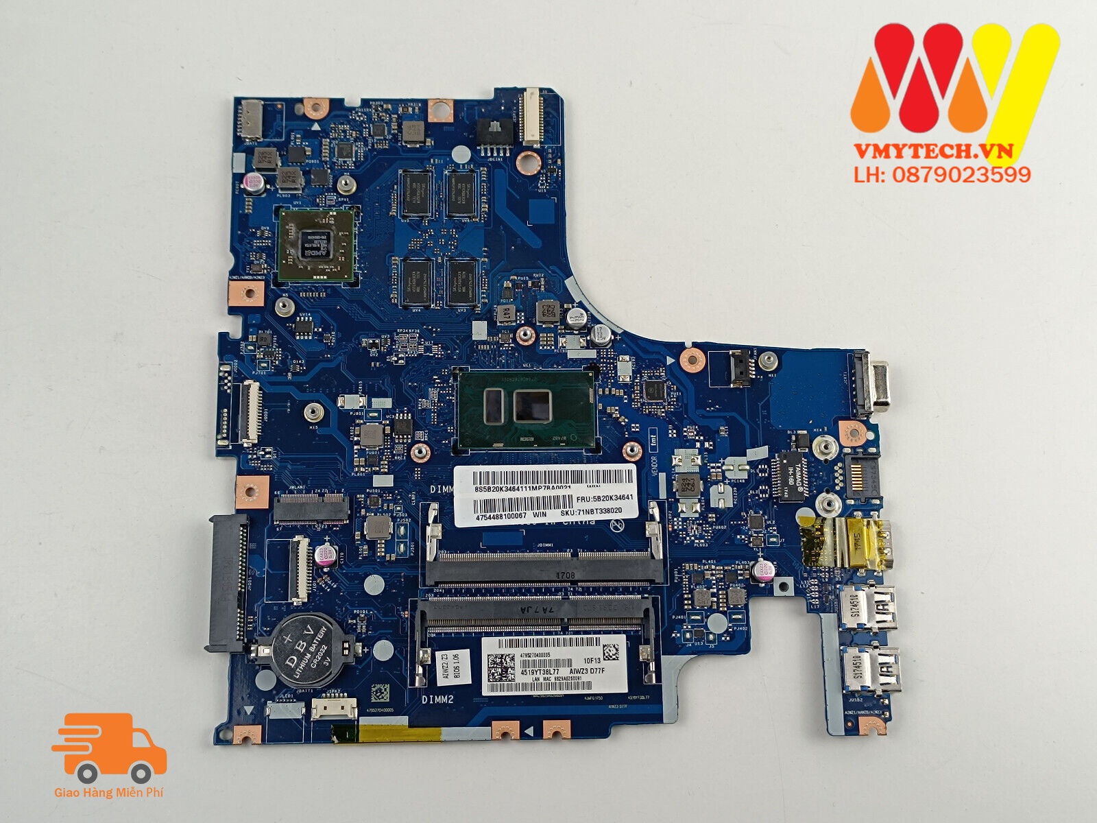 MAIN thay thế cho Laptop LENOVO 500-15ISK I5-6200 VGA RỜI mã : LA-C851P
