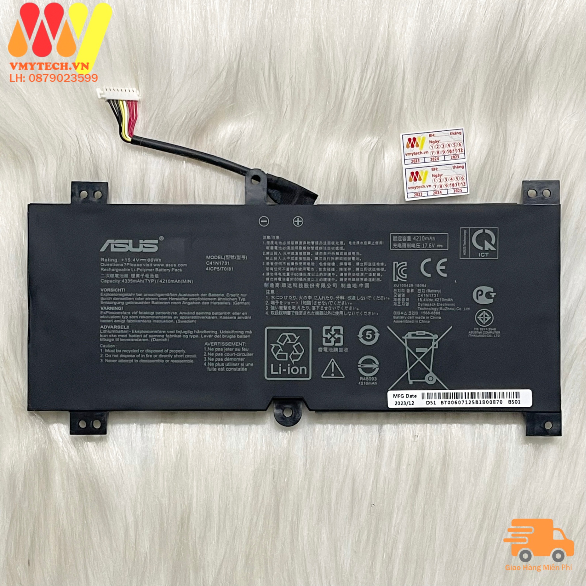 C41N1731-2 ASUS ROG Strix G17 G712LU & G G731G & SCAR 17 G732LWS