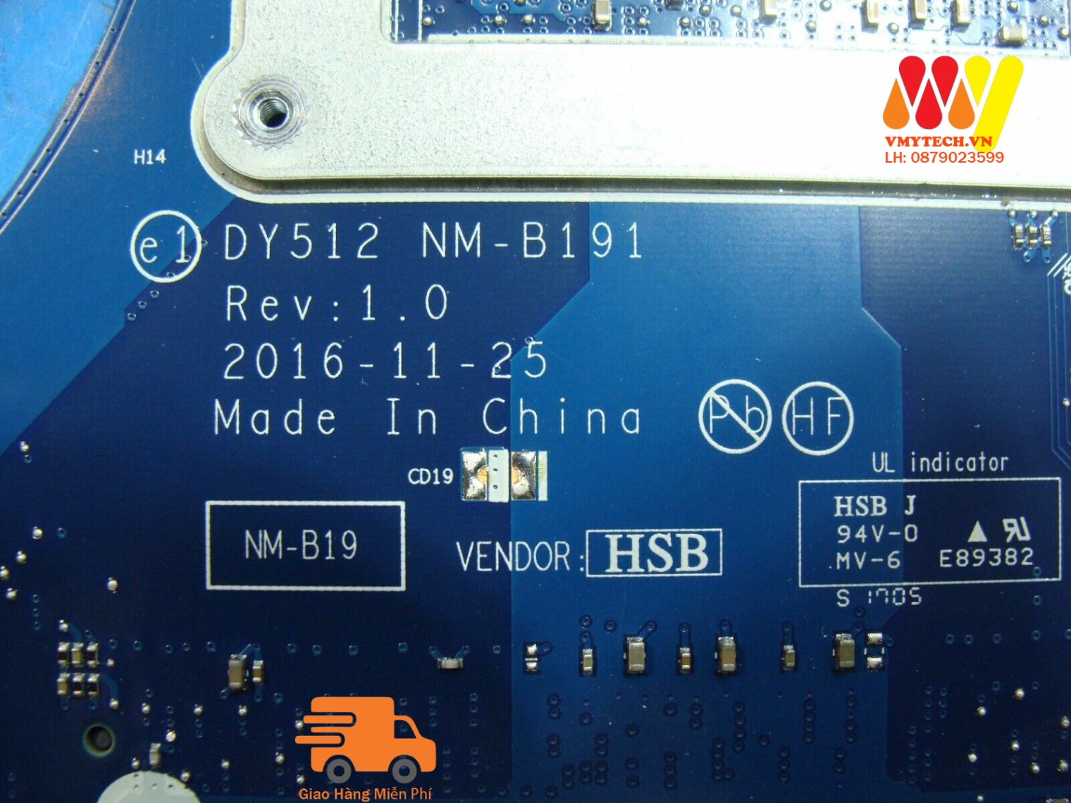 MAIN thay thế dùng cho Laptop LENOVO Y520-15ISK I7-7700HQ mã : nm-b191