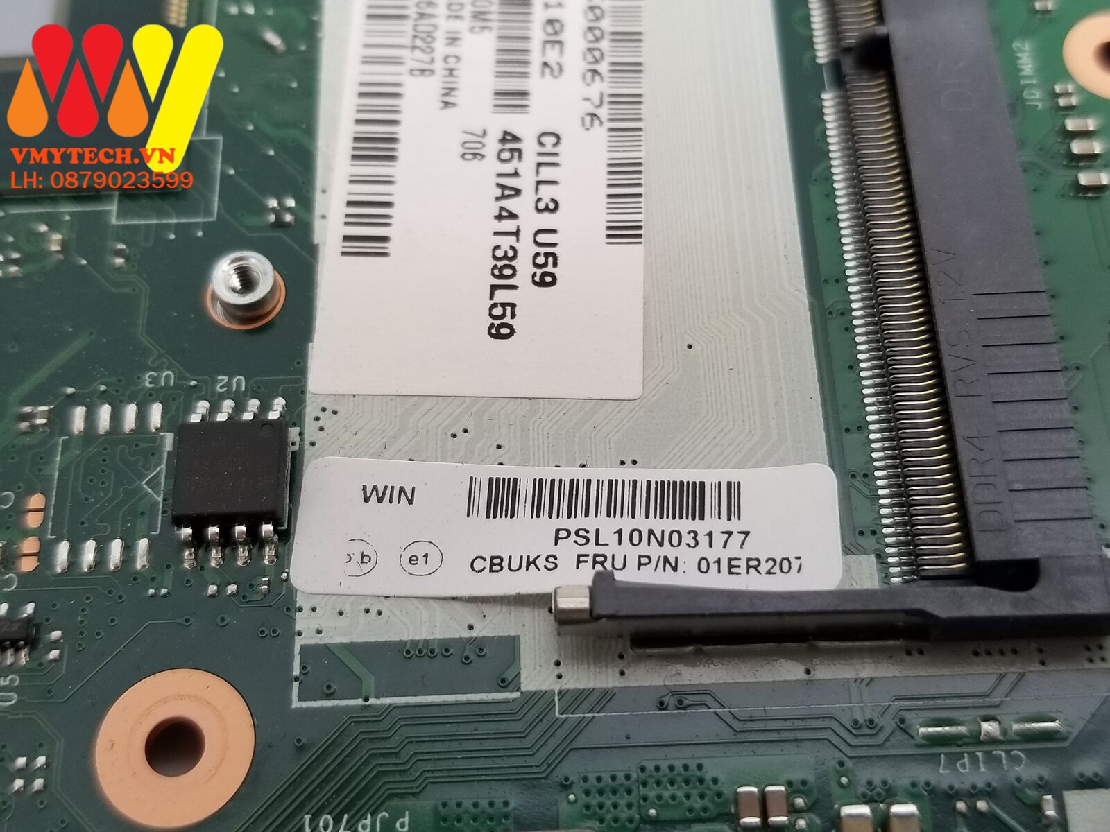 MAIN thay thế dùng cho Laptop LENOVO L570 I5-6200 mã : LA-C422P