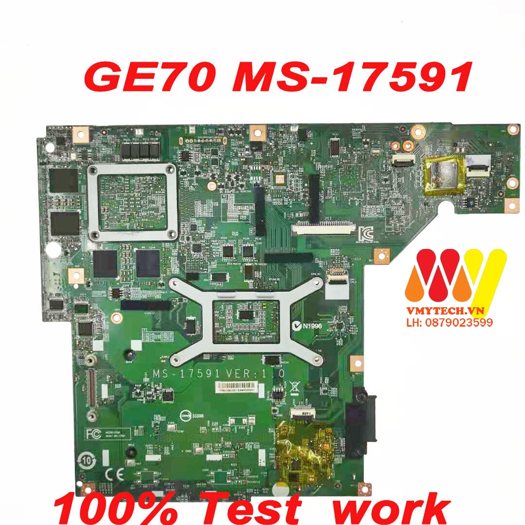 MAIN thay thế dùng cho Laptop MSI GE70 I7-4720U mã : ms-17591