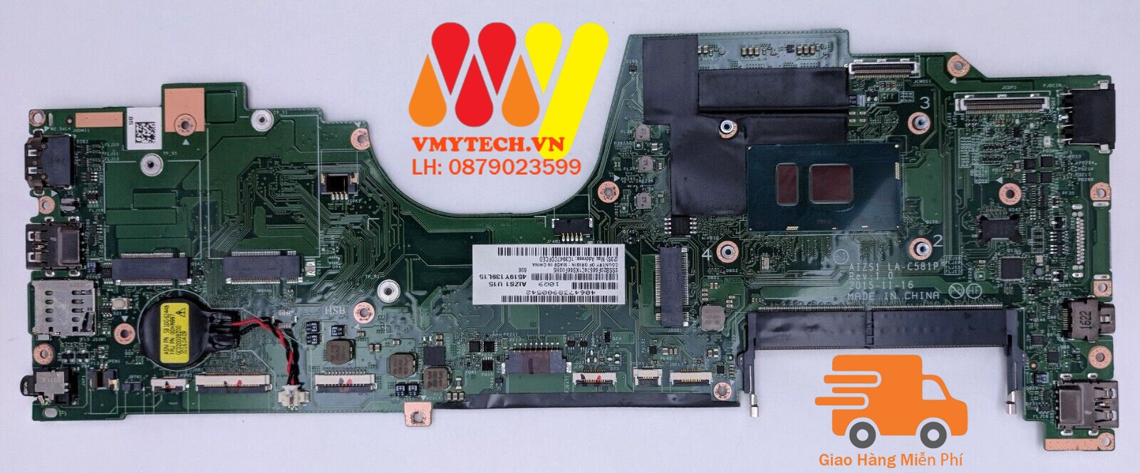 MAIN thay thế dùng cho Laptop LENOVO YOGA 260 I5-6300 mã : la-c581p