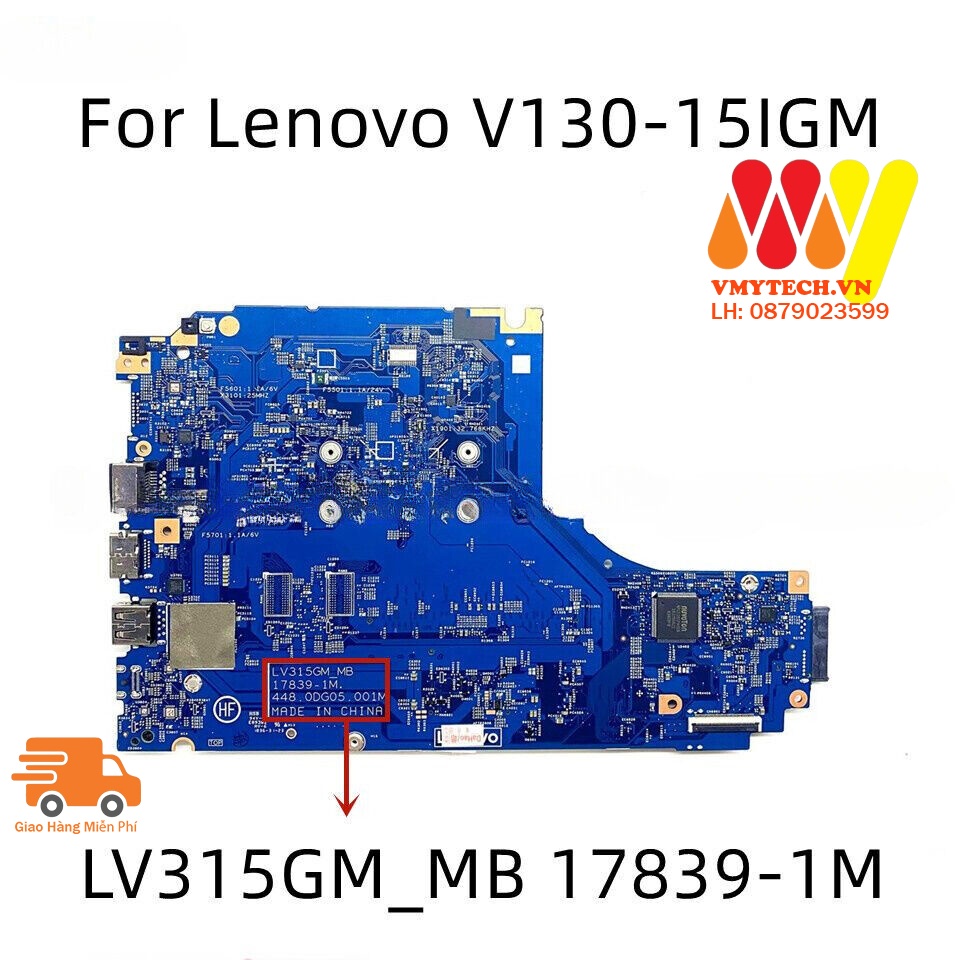 MAIN thay thế dùng cho Laptop LENOVO V130-15IGM mã : 17839-1m