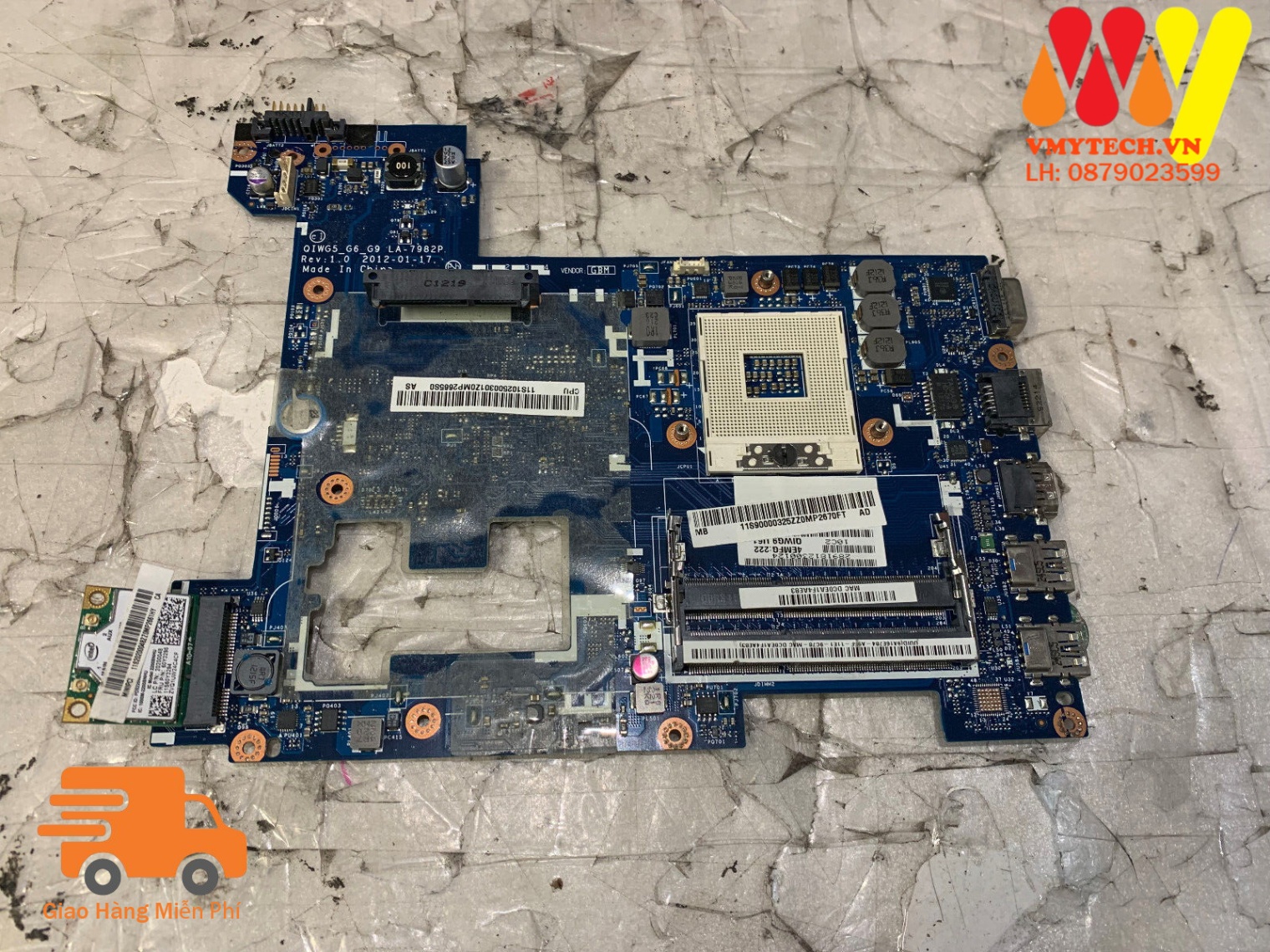 Main thay thế dùng cho Laptop Lenovo Ideapad N580 mã : LA-7982P