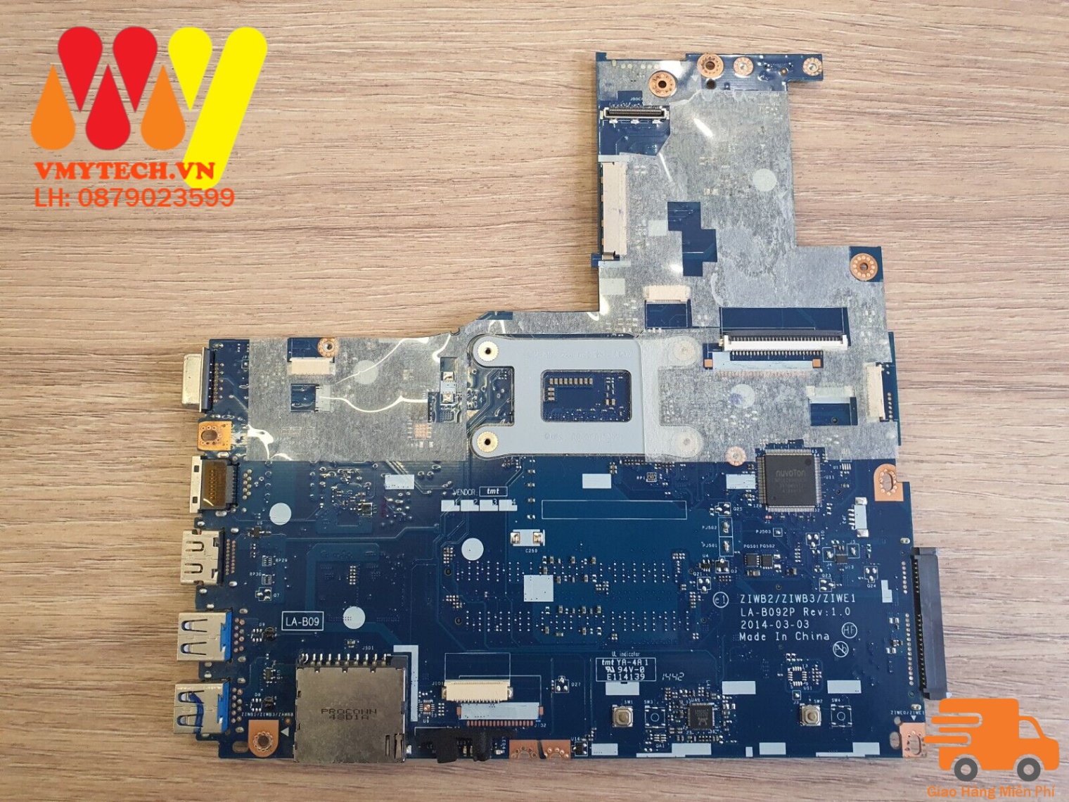 MAIN thay thế dùng cho Laptop LENOVO B50-80 B40-80 I3-5005 mã : LA-B092P
