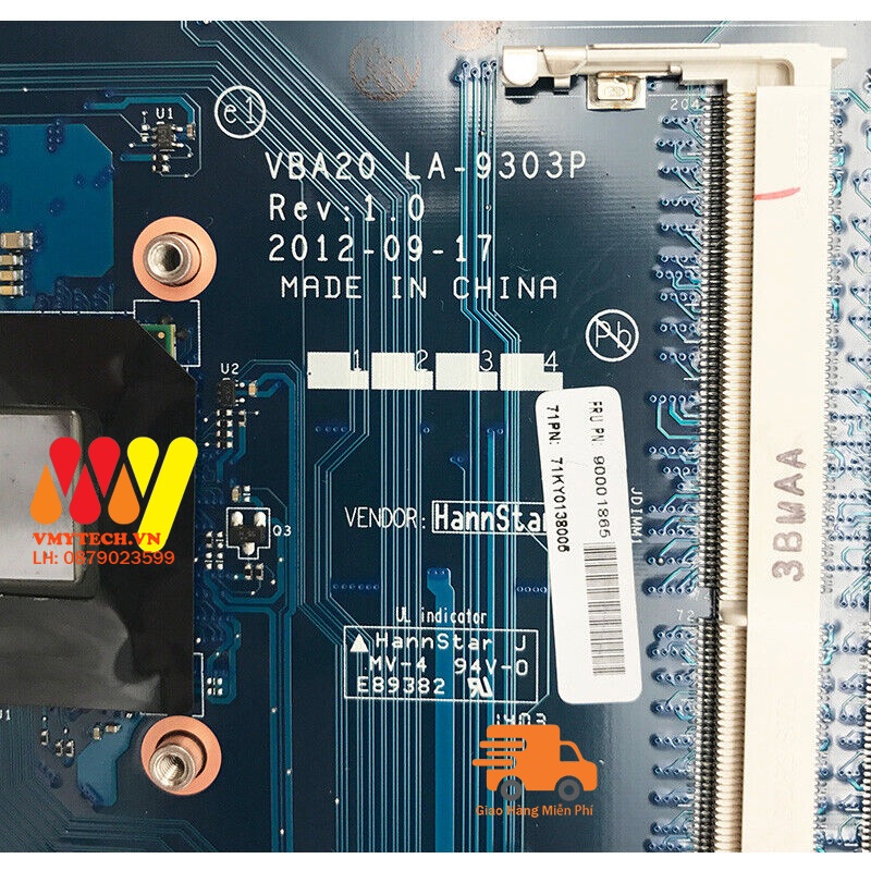 MAIN thay thế dùng cho Laptop LENOVO C240, C245 mã : LA-9303P