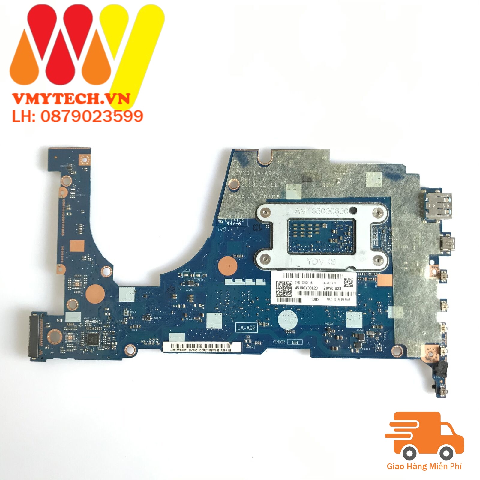 MAIN thay thế cho Laptop LENOVO YOGA 2 13 I5-4200 mã : LA-A921P