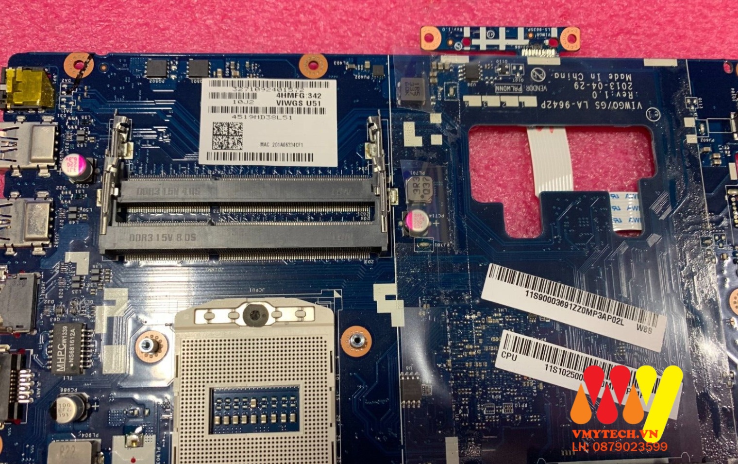MAIN thay thế dùng cho Laptop LENOVO G410 mã : LA-9642P, HM80