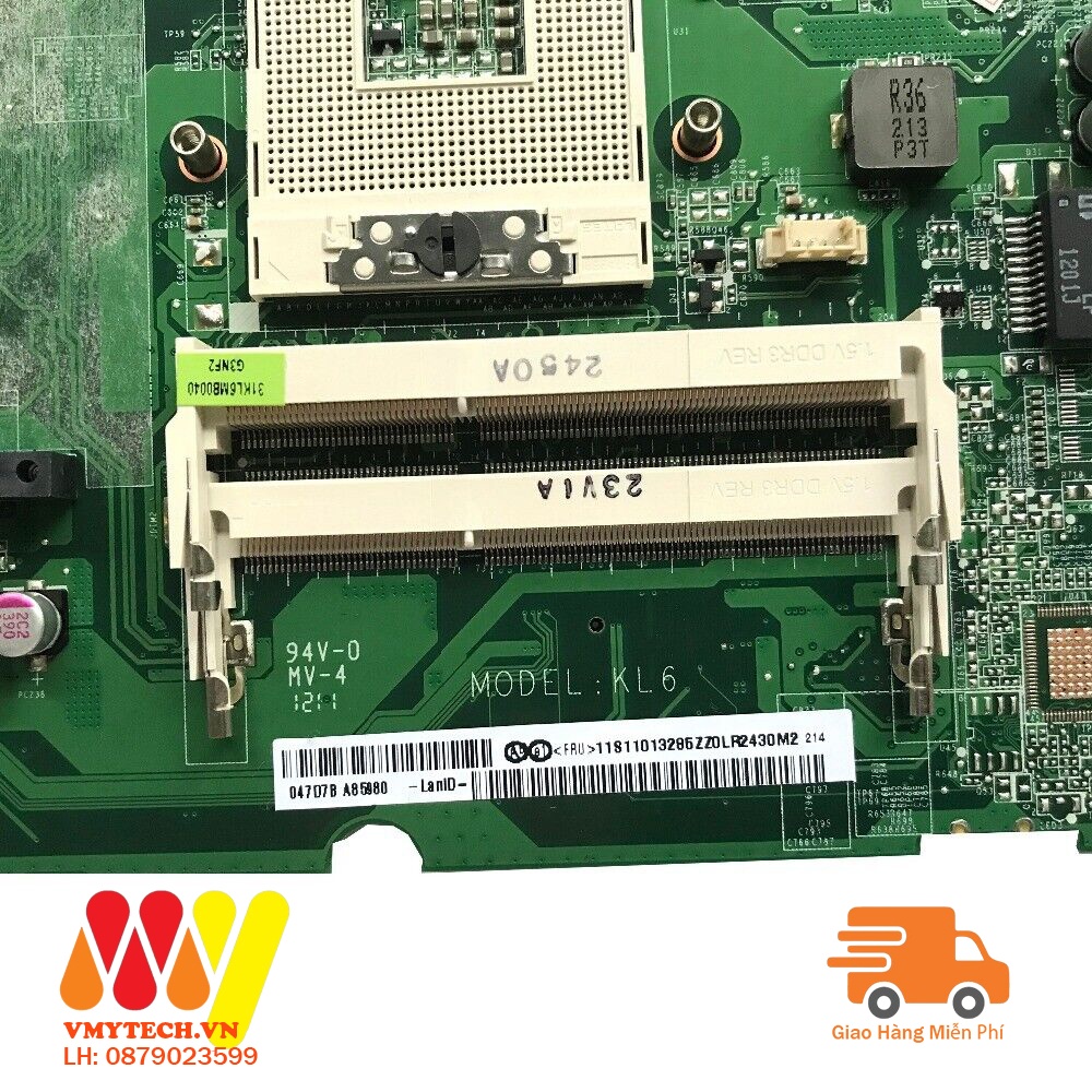 Main Laptop Lenovo IdeaPad Z470 2 khe ram ddr3 mainboard bo mạch chủ máy tính DAKL6MB16G0 REV.G vga onboard share