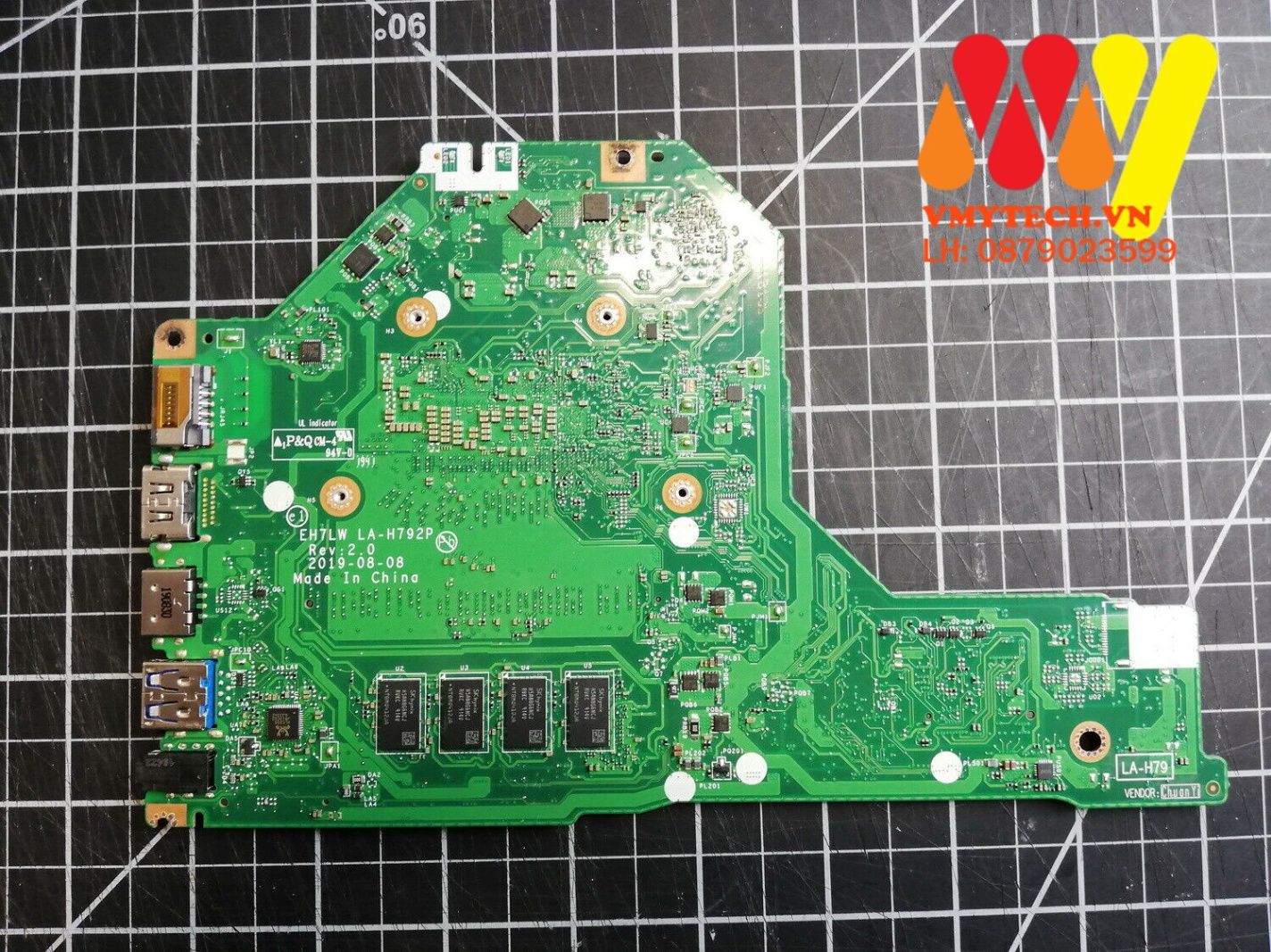 MAIN thay thế dùng cho Laptop ACER A315-54 I3-8130U mã : LA-H792P