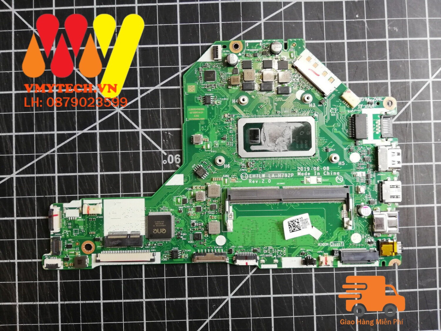 MAIN thay thế dùng cho Laptop ACER A315-54 I3-8130U mã : LA-H792P