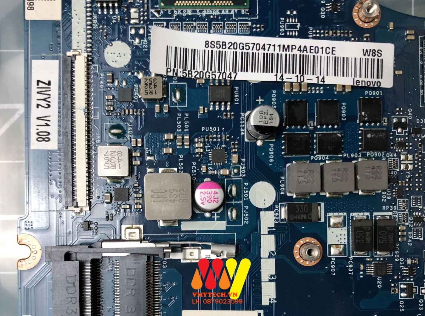 Main thay thế dùng cho Laptop Lenovo Ideapad Y50-70 I7-4710HQ mã : LA-B111P
