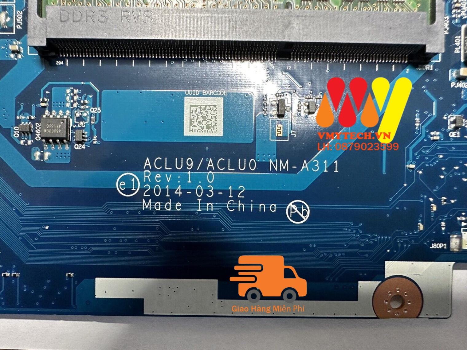 MAIN thay thế dùng cho Laptop LENOVO G50-30 CHIP PENTIUM mã : NM-A311