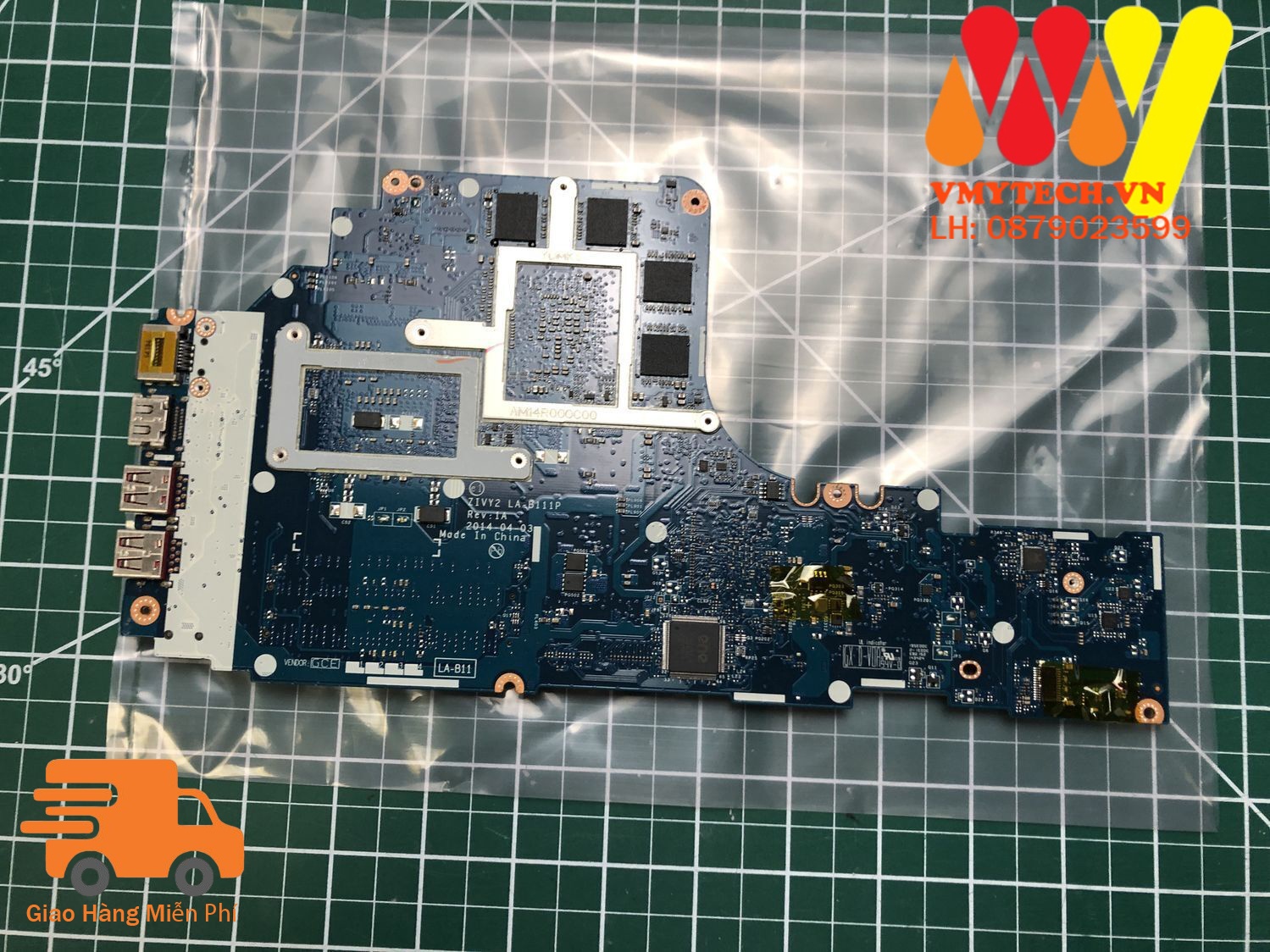 Main thay thế dùng cho Laptop Lenovo Ideapad Y50-70 I7-4710HQ mã : LA-B111P