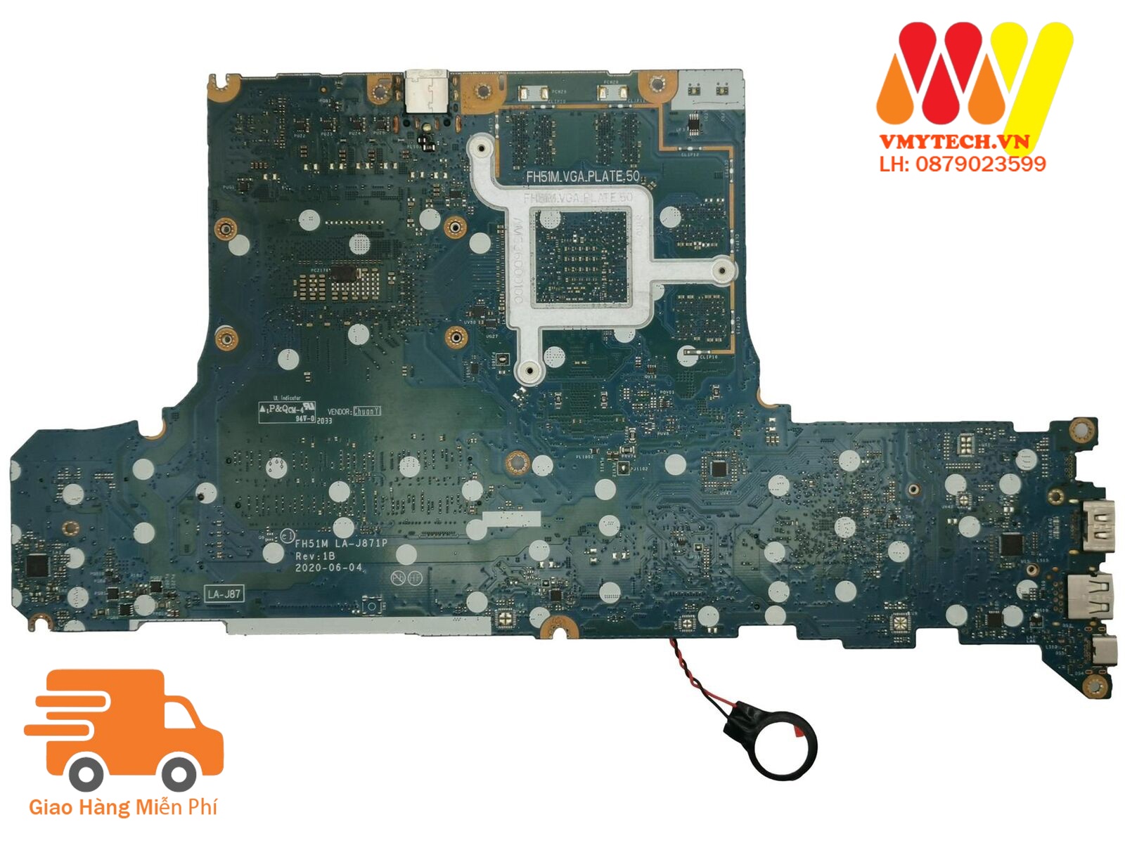 MAIN thay thế dùng cho Laptop ACER NITRO AN515-58 I5-12500H mã : LA-L973P
