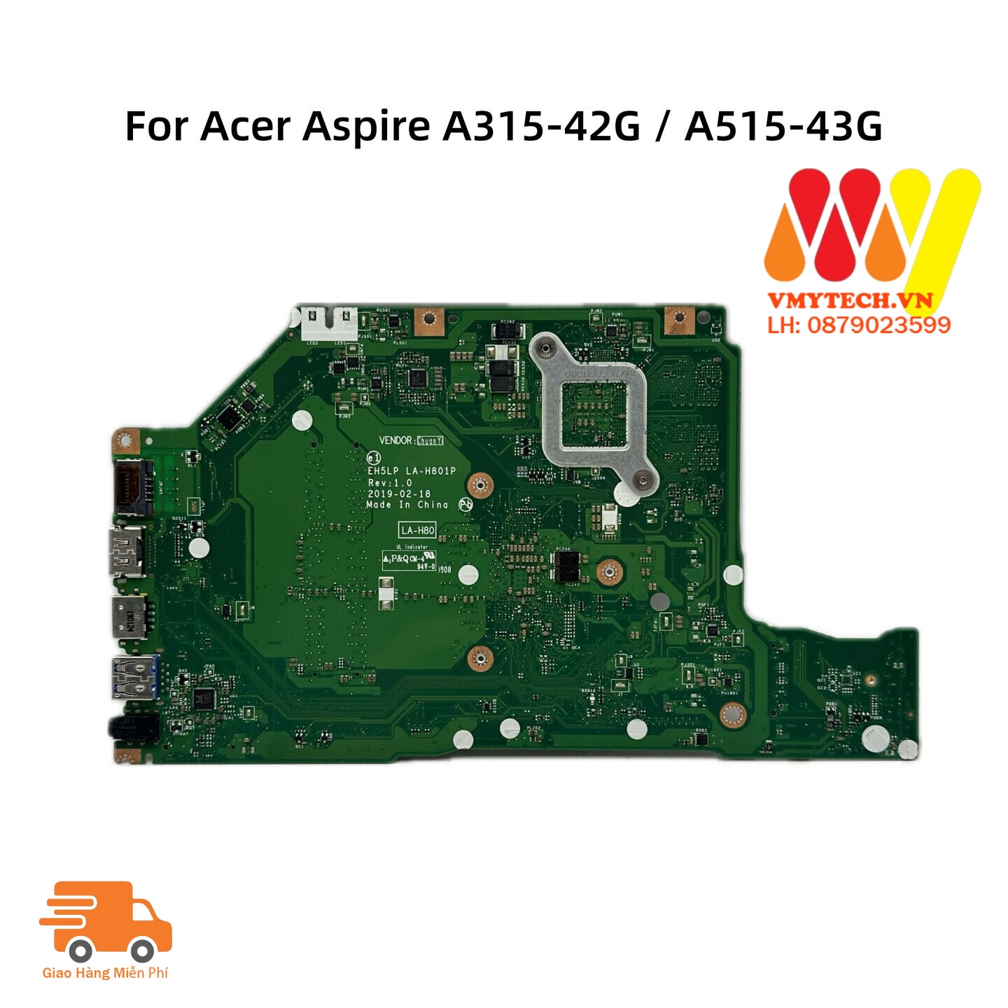 MAIN thay thế dùng cho Laptop ACER A315-56 mã : la-h801p