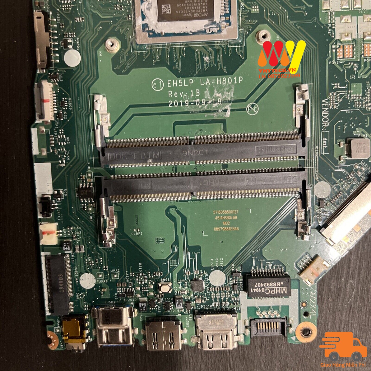 MAIN thay thế dùng cho Laptop ACER A515-43, A315-42 mã : LA-H801P, NBHF911
