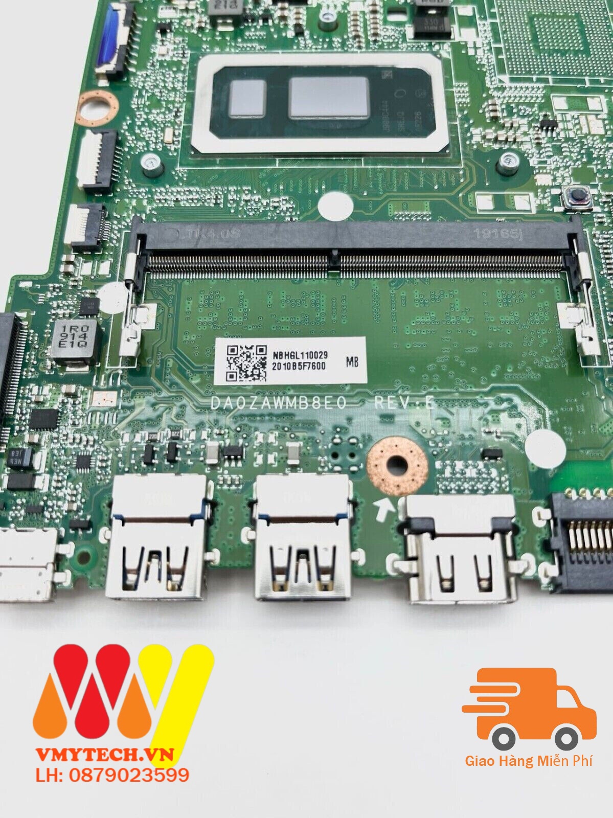 MAIN thay thế dùng cho Laptop ACER A515-54 I5-10210U VGA RỜI mã : da0zawmb8g0