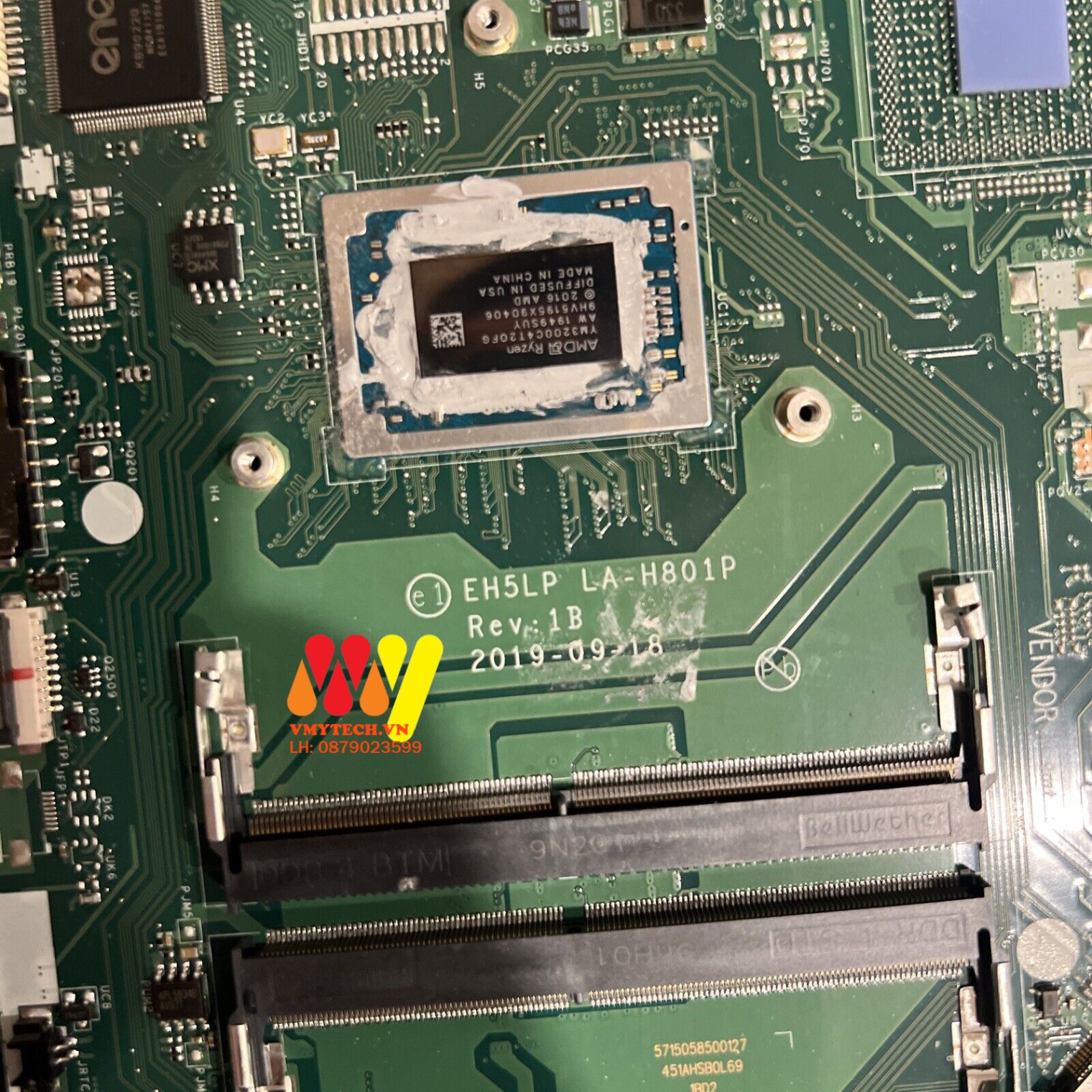 MAIN thay thế dùng cho Laptop ACER A515-43, A315-42 mã : LA-H801P, NBHF911