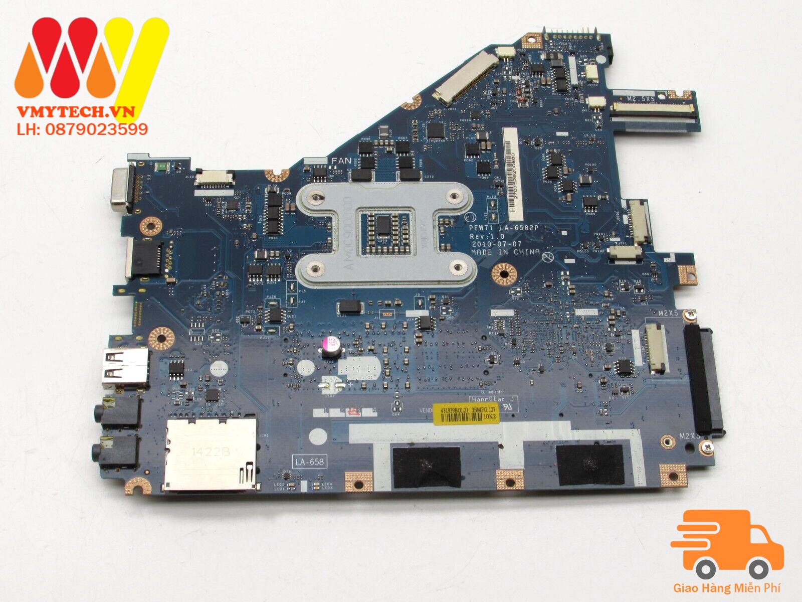 MAIN thay thế dùng cho Laptop ACER 5733 mã : LA-6582P, MBRJW02001