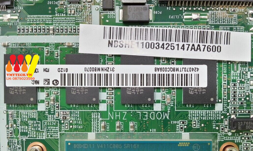 Main thay thế dùng cho Laptop Acer Chromebook C720-2844 mã : NB.EF211.003
