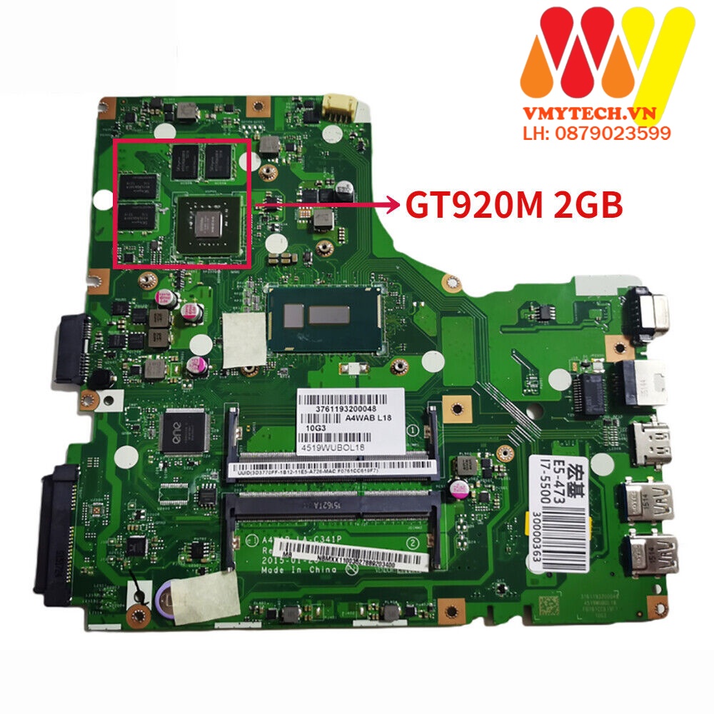 MAIN thay thế dùng cho Laptop ACER Aspire E5-473, E5-473G I3-5005 mã : LA-C341P