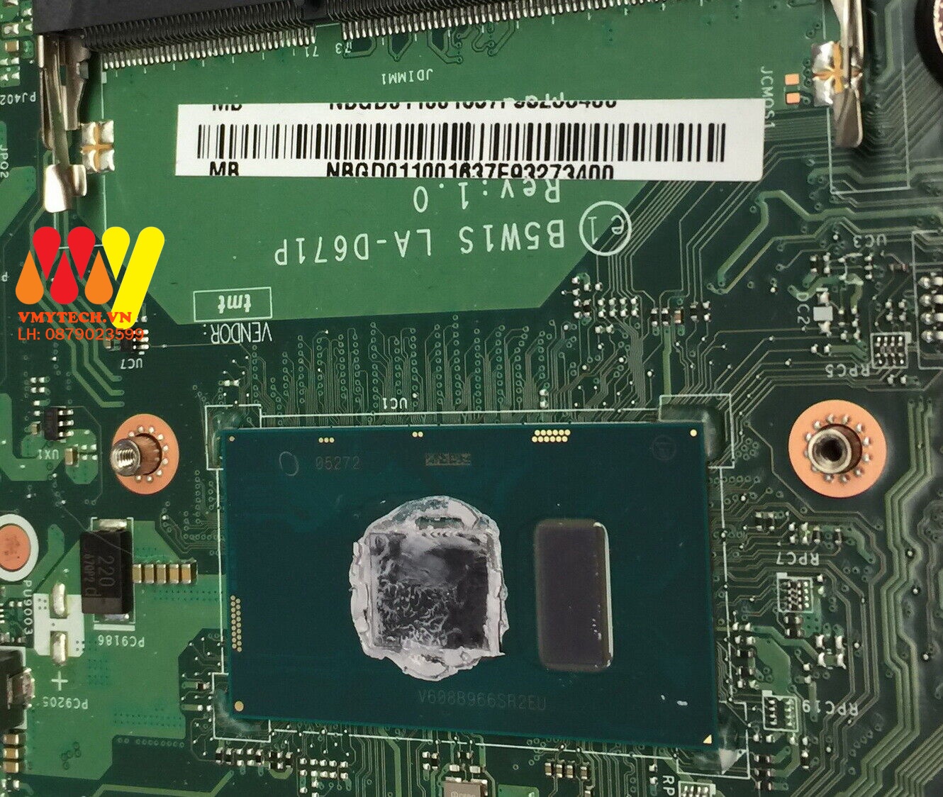 MAIN thay thế dùng cho Latop ACER Aspire ES1-572 I5-7200 mã : LA-D671P