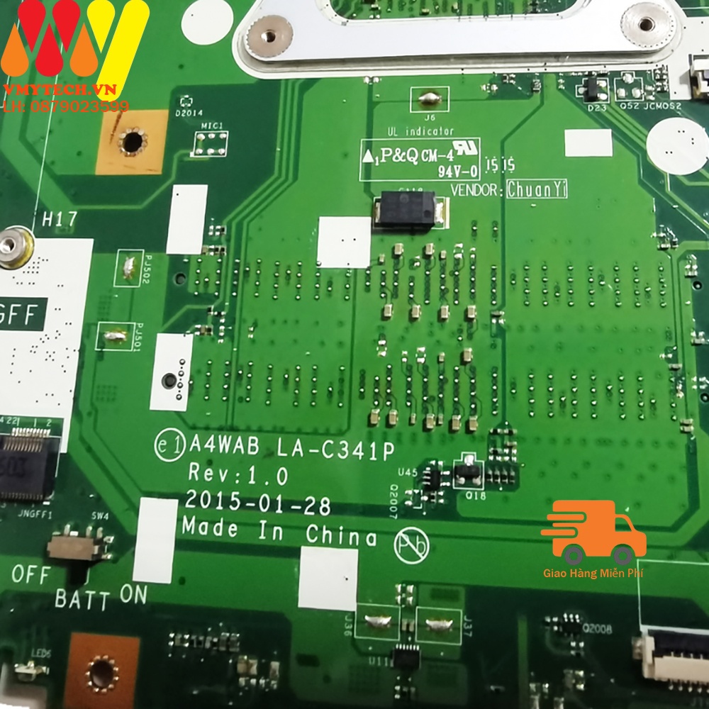 MAIN thay thế dùng cho Laptop ACER Aspire E5-473, E5-473G I3-5005 mã : LA-C341P