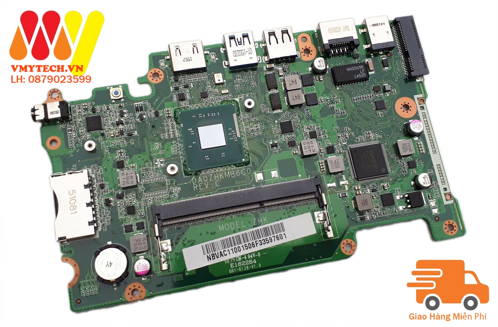 Main thay thế dùng cho Laptop ACER TRAVELMATE B115-M, TMB115-M mã : DA0ZHKMB6C0