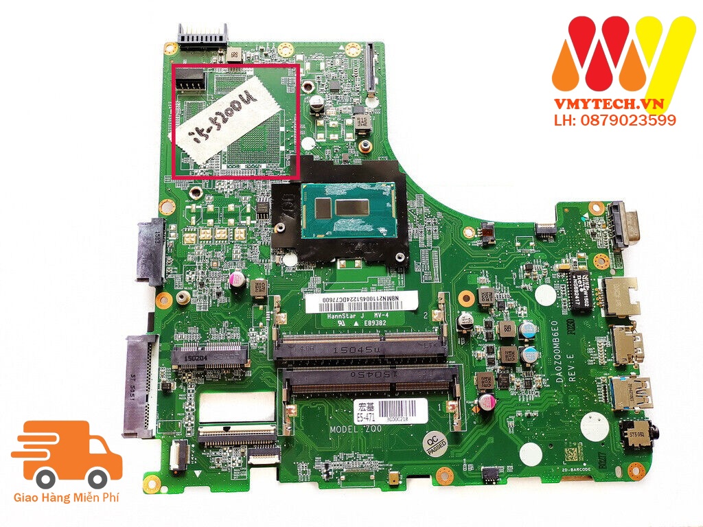 Aspire E5-471, V3-472, V3-472P CORE I3-4005 mã : DA0ZQ0MB6E0