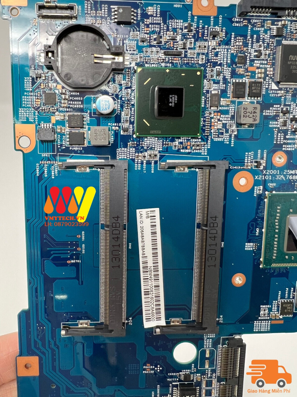 MAIN thay thế dùng cho Laptop ACER V5-531, V5-571 I3-2377 mã : M4911.001
