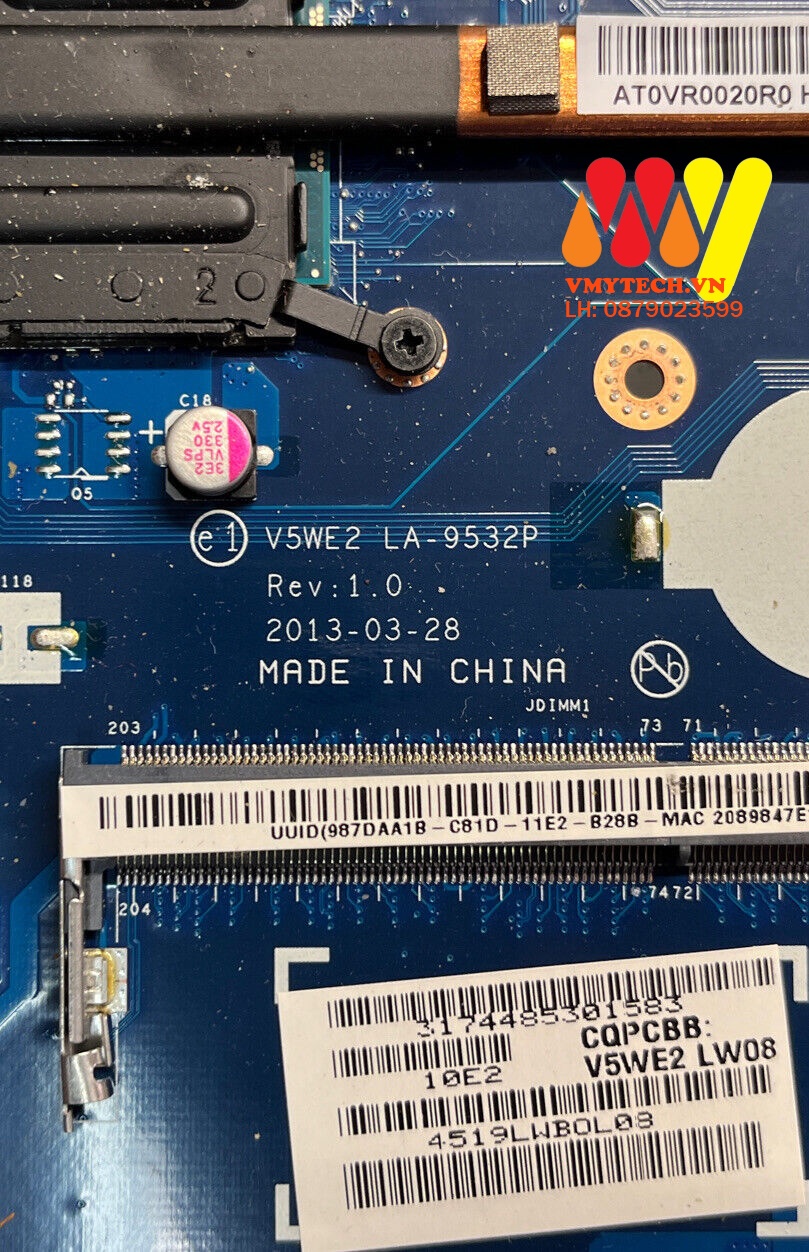 Main thay thế cho Laptop Acer E1-532 E1-572 mã : LA-9532P