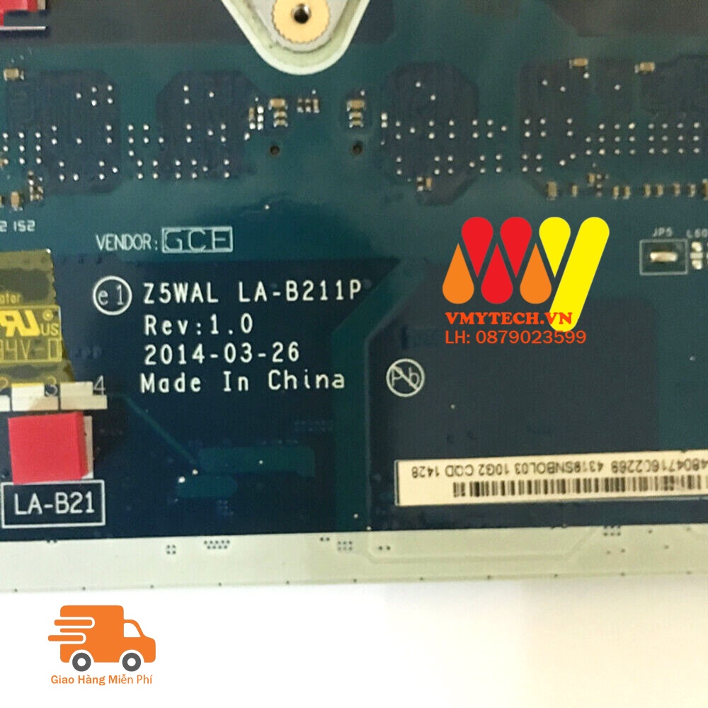 MAIN thay thế dùng cho Laptop ACER E5-511 mã : LA-B211P