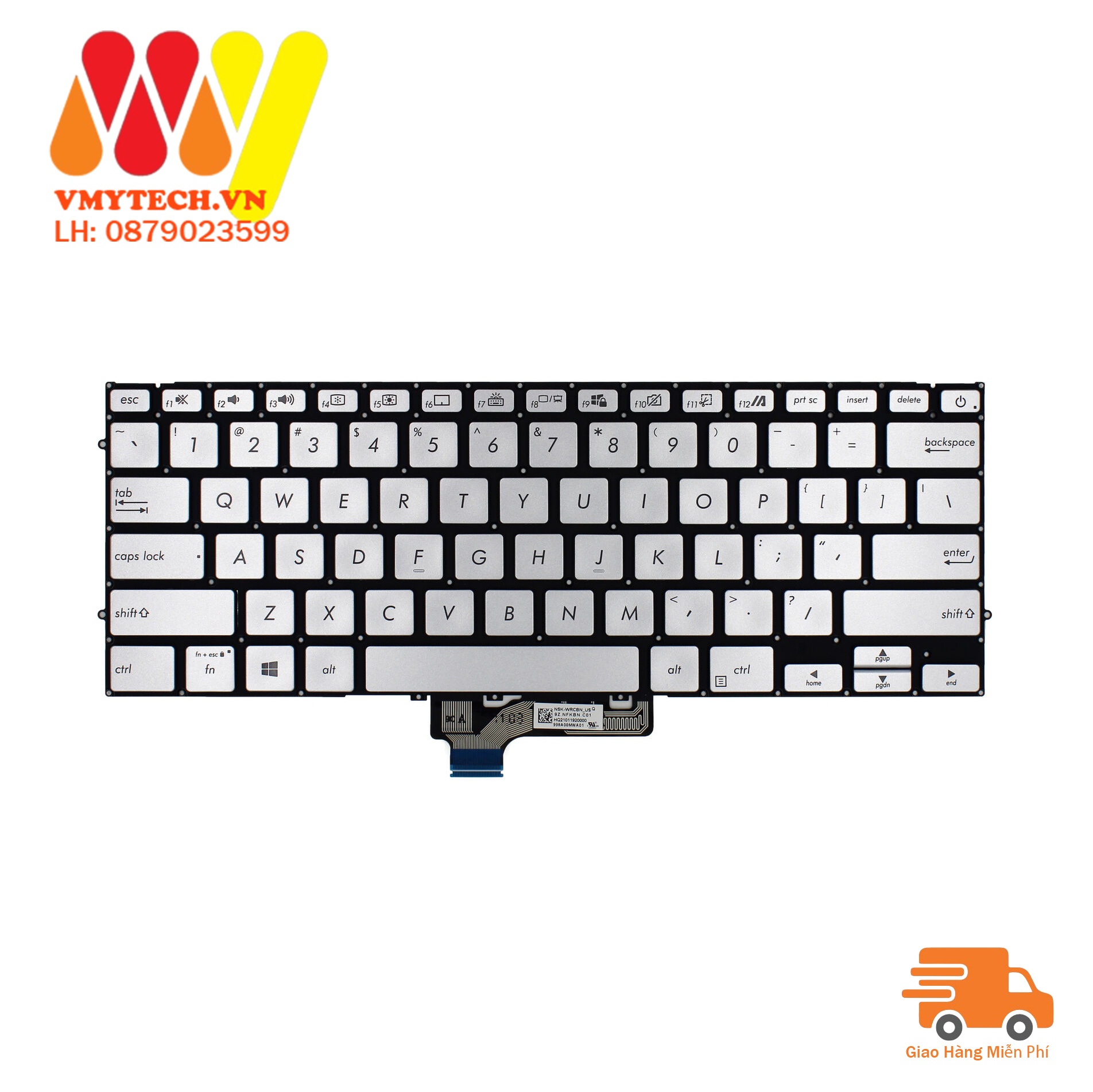 Bàn phím laptop Asus ZenBook 14 UX431, UX431FL, UX431FLC, UX431FA, UX431FN, UX431DA
