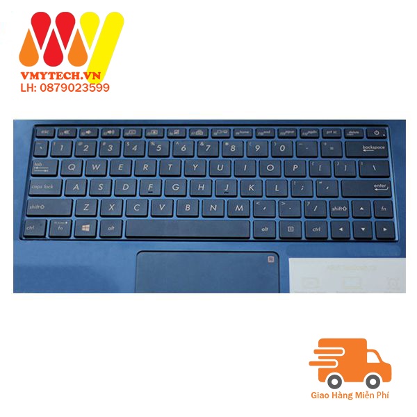 Bàn Phím Laptop Asus Zenbook 13 Ux333, Ux333f, Ux333fn, Uf3300f, Ux334, Ux334u Màu Xanh