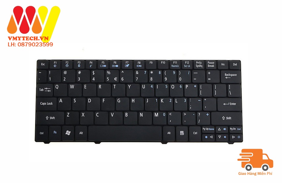 BÀN PHÍM ACER ONE Mini 1810,753,1551,9Z GATEWAY EC14,EC18,EC180, ONE200, P1VE6