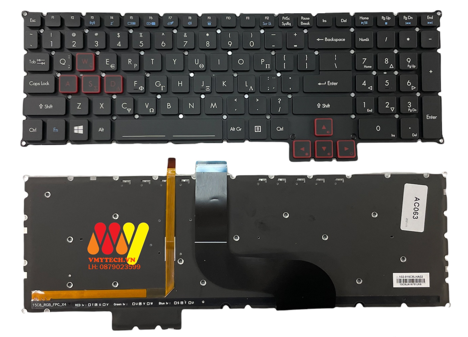 Bàn phím laptop Acer Acer Predator 15 17 G9-591, G9-592, G9-593, G9-791, G9-792, G9-793