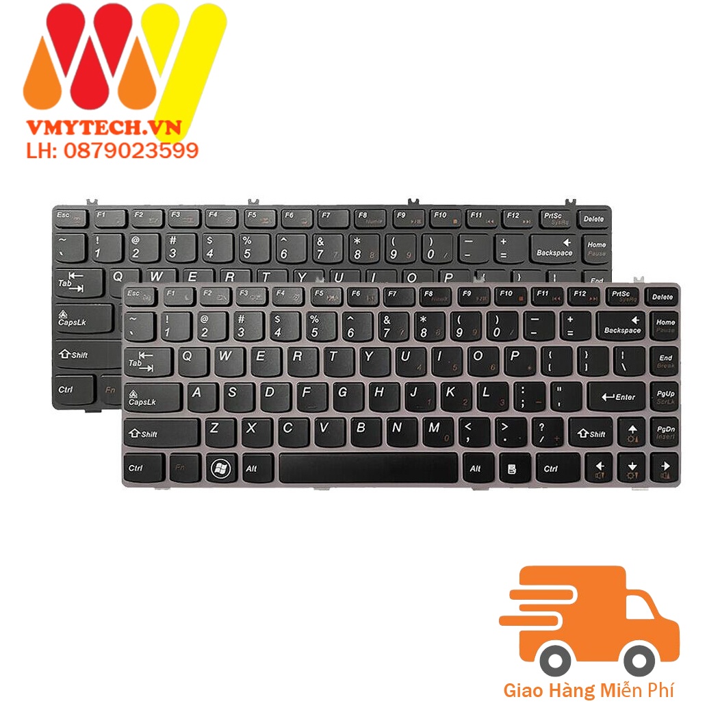 Bàn phím laptop Lenovo IdeaPad Y470 Y470M Y470N Y470P – Y470