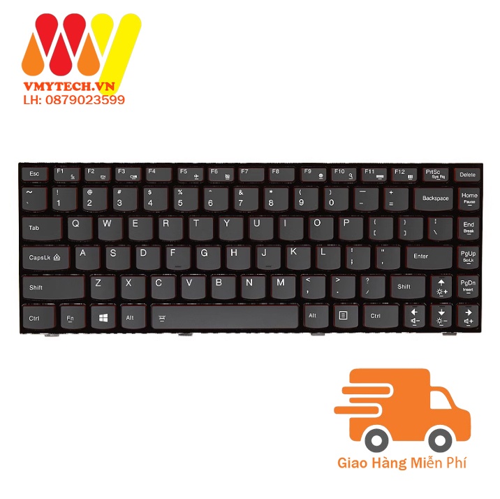 Bàn phím laptop Lenovo IdeaPad Y400 Y400N Y410p Y430p