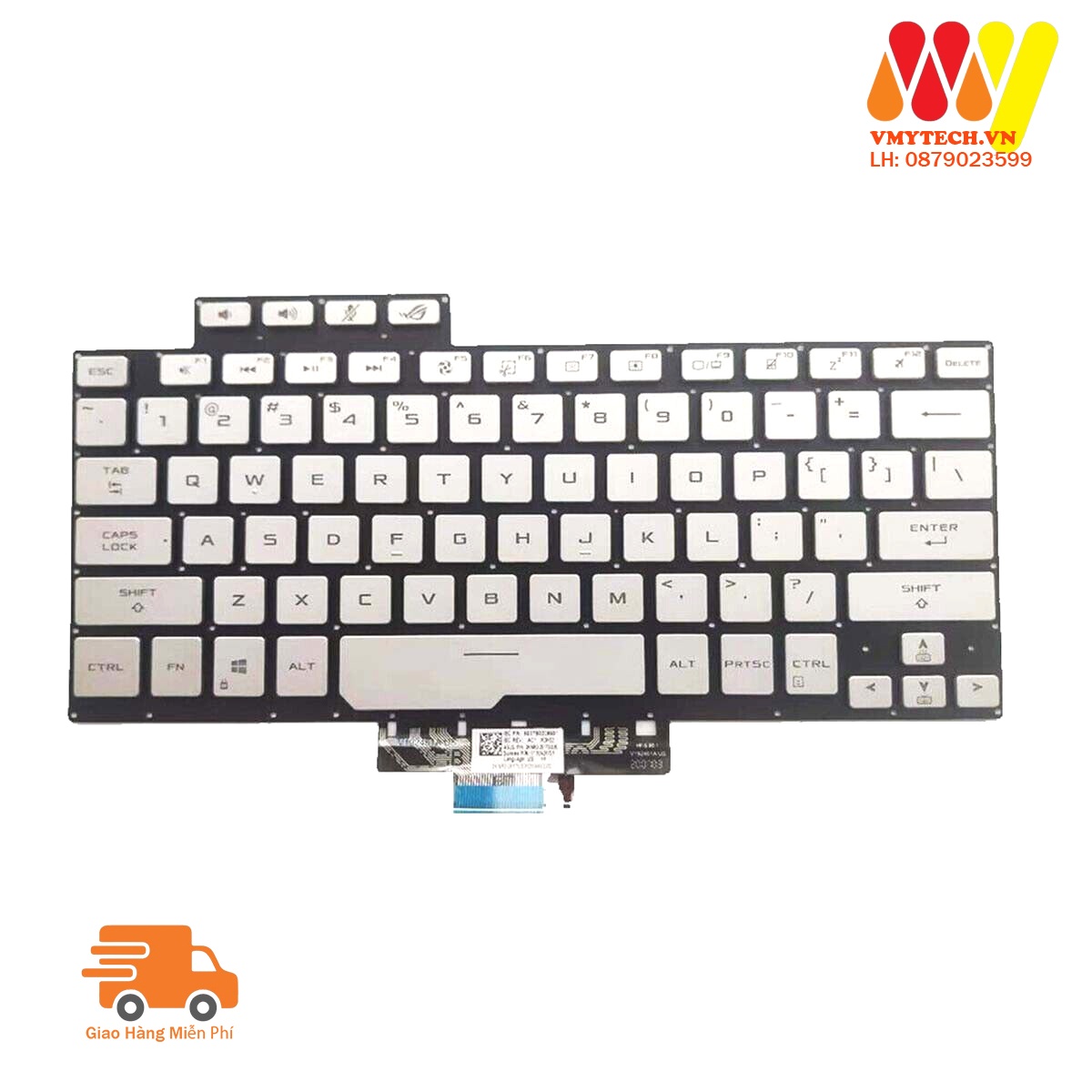 Bàn phím laptop Asus ROG Zephyrus G14, GA401, GA401Q, GA401I, GA401Q, GA401U